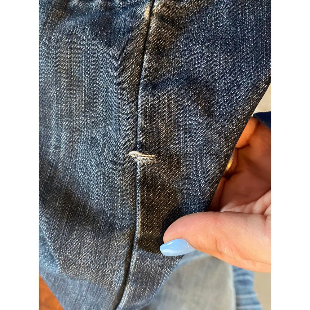 Vintage Y2K Helix Jeans w/ Embroidered Back Pockets 34x30 - Picture 10 of 12